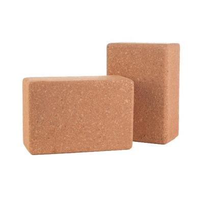 China Wholesale High Density Eco Friendly Durable Cork Yoga Block for sale