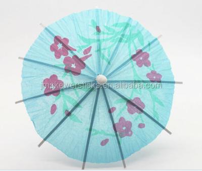 China Disposable Hot Selling Decorative Cocktail Umbrella With Custom Logo for sale