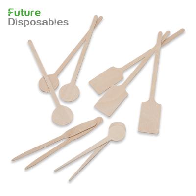 China Sustainable Birchwood Products Coffee Chinese Agitator Coffee Wooden Stirrer for sale