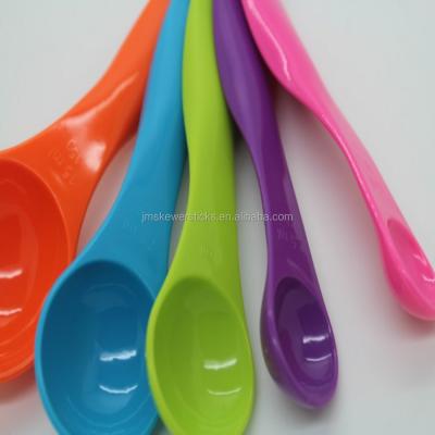 China Disposable Customized Hard Plastic Spoon / Plastic Colorful Spoons for sale