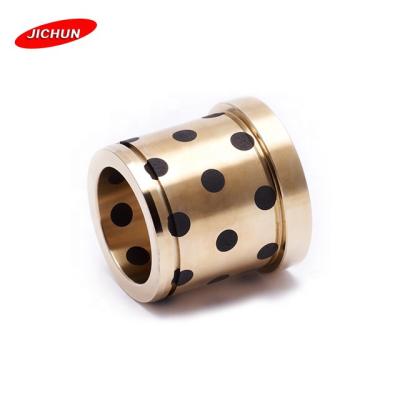 China Factory Head Guide Bushes Oilless Graphite Flange Guide Bush Copper Material Bearing for sale