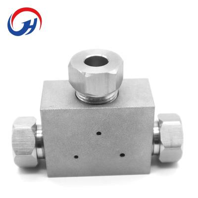 China Waterjet Water Jet Spare Parts Vertical Service Three-Way Cutoff for sale