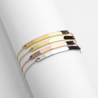 China CLASSIC Trendy Jewelry Minimalist Thin Bracelets For Women Stainless Steel Bracelet Bangle Bracelet Women for sale