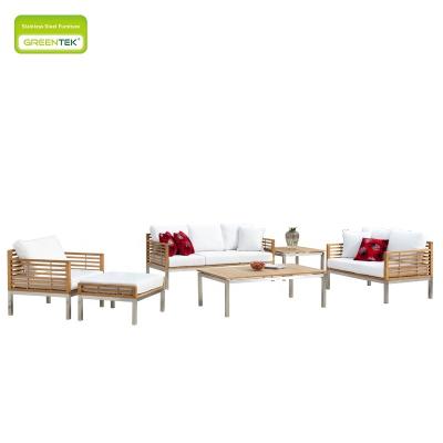 China Eco-friendly Outdoor Sofa Set Garden Furniture High Quality Luxury Hotel Courtyard Modern Home Villa Sofa Set Furniture for sale