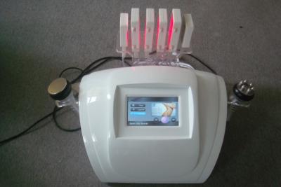 China 6 Paddles  Lipo Laser Machine with Cavitation + Monopolar Rf for sale