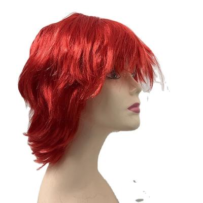 China The Other Anime Wig Red Rose Flipped Bob Dark Wigs For Men Cosplay Kinds Of Short Hair Cos Style Shorts Boys Wigs for sale