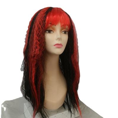 China Other Holiday Wig Fashion Selection-Dyed Long Hair Carnival Fluffy Wigs For Women's Wave Hair for sale