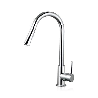 China Lead Free Thermostatic Faucets Mixer Pull Out Pull Out Sink Kitchen Faucet Manufacturer for sale