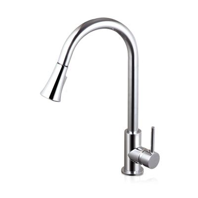 China Thermostatic Faucets Easy Installation Platform Mounted Pull Out Mixer Kitchen Fv Water Faucet for sale