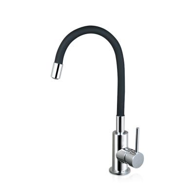 China 2021 Faucets Thermostatic Black Water Saver Flexible Mixer Tap For Kitchen Sink Water for sale