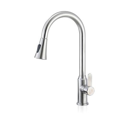 China Lead free sus304 304 best thermostatic faucets sink mixer pull down kitchen faucet for sale