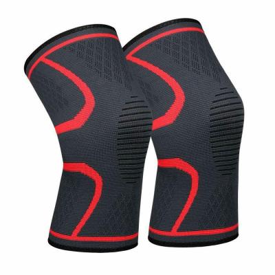 China Custom Home Compression Knee Sleeve Neoprene 7mm Gym Support Knitting Knitting Powerlifting Sleeves for sale