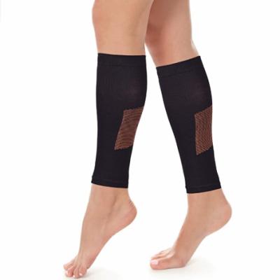 China Sports Activities Unisex Copper Calf Compression Sleeves Sports Fitness Sleeves for sale