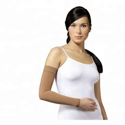 China Antibacterial Compression 20-30mmhg Arm Sleeve In Long Length for sale