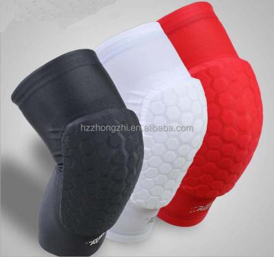 China Kneepad Honeycomb Knee Pads Crashproof Basketball Leg Knee Protective Anti-Slip Sleeve for sale