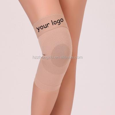 China Breathable Sports Compression Knee Sleeve With Anti-Slip Silicone for sale