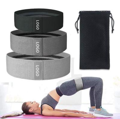 China Custom Logo Yoga Fitness Hip Gym Fit Home Body Exerciser Exercise Resistance Band for sale