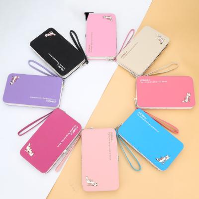 China No Long Wallet Women Clutch Wallet Snap Coin Purse Phone Bag Female Multi Card Bit Card Holder Purse Luxury Wallet for sale