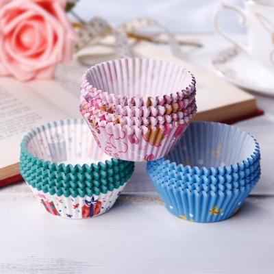 China 100Pcs/lot Disposable Mold Liner Cake Muffin Cup Case Baking Party Tray Cake Decorating Tools for sale