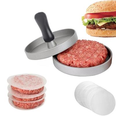 China 1Set 11cm Viable Burger Grill Beef Grill Meat Tenderizer Press Round Shape Hamburger Patty Make Mold for sale