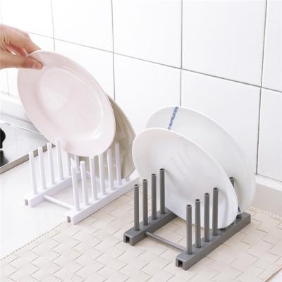 China 2021 New Sustainable Drain Rack Shelf Plastic Kitchen Supplies Environmentally Friendly Storage Shelf for sale