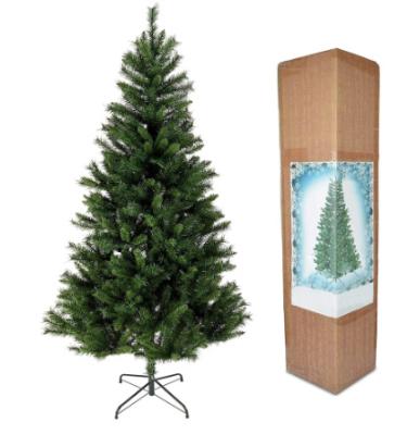 China Christmast Ornament 2.1m Christmas Tree with 800 Tips Folding Stable Metal Stand Quickly to Assemble Fire Retardant PVC Green Artificial Christmas Tree for sale