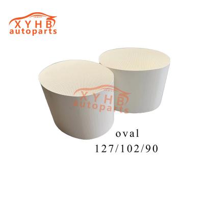 China Contenedor cerámico Anisotrópico de alta calidad Elemento de filtro catalítico de tres vías Euro 1-5 Modelo 127 X 102 X 90 en venta