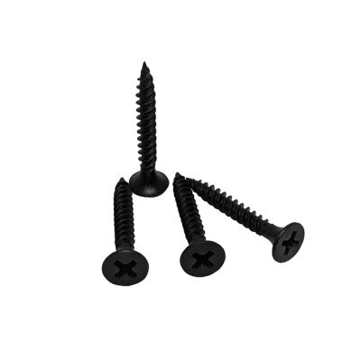 China Pan Fine Thread Collated Screw for Furniture Repairing Drywall Binding Black Screw for sale