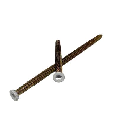 China M7.5 Flat Head Self Tapping Screw Concrete Steel Torx Galvanized for sale