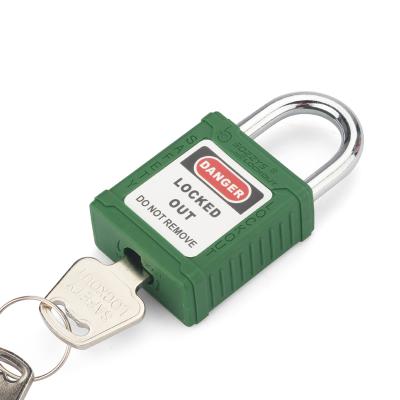 China OEM Manufacturer Master Key Safety Padlock with 6*38mm Hardened Steel Shackle for Industrial Lockout Tagout BD-G154 for sale