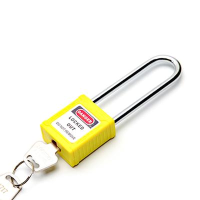 China BOZZYS industrial lockout-tagout security padlock with master key and BD-G122 6mm hardened steel shackle for sale