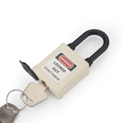 China BOZZYS steel multi-color dustproof padlock with dustproof base and master key to prevent accidental operation for sale