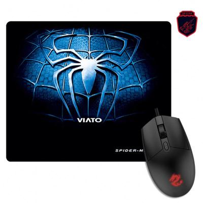 China Hot Selling Anti-Slip Custom Design Promotional Portable Small Compact Mouse Pad and Computer Mouse Cable Best Customized for Work Office Gaming for sale