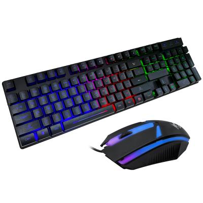 China For Key Mechanical and Gaming 104 Gaming Keyboard Mouse High Quality Black Cable Ergonomic Combo Sets for sale