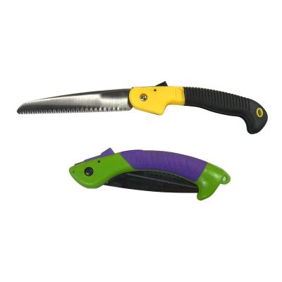 China Wooden foldable handsaw with plastic handle for sale