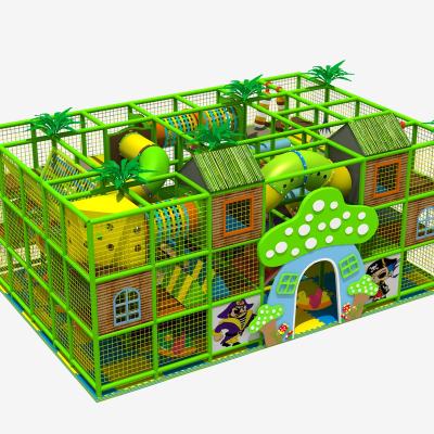 China Commercial ALLOY Jungle Theme Kids Indoor Playground Kids Soft Play House for sale