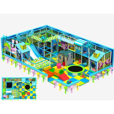 China Multi Color ALLOY Indoor Playground Indoor Equipment Naughty Castle Playground For Kids for sale