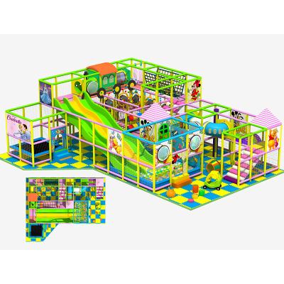 China ALLOY 2022 newest design children's indoor playground for sale, indoor soft playground kids garden games for sale