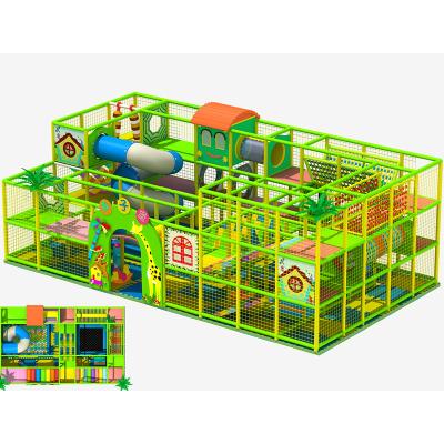 China Commercial ALLOY Jungle Theme Kids Indoor Playground Kids Soft Play House for sale