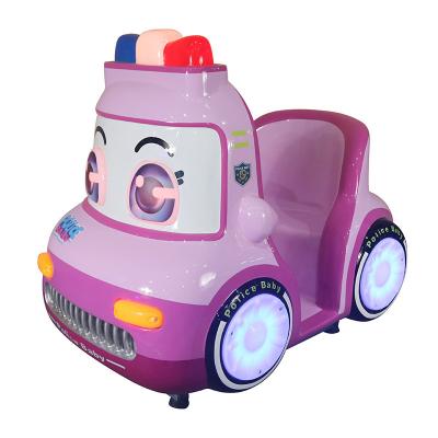 China Hot Selling FRP Car Pink Ride Fiberglass Coin Operated Kiddie Rides Video Car Racing Game Machine For Amusement Park for sale