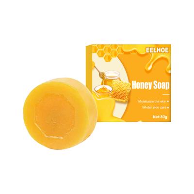 China Honey In Body Addition to Natural Handmade Mite Soap Moisturizing Skin Rejuvenation Face Wash Bath Deep Cleansing for sale