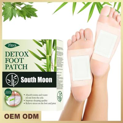 China ODM Ginger Foot Pads Natural OEM Bamboo Foot Care Relieve Stress Foot and Body Care Sleep Best Relief Pain Adhesive Sheets for sale