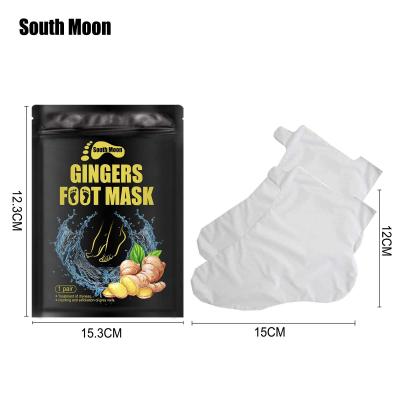 China South Moon Ginger Foot Mask Moisturizing Dry Foot and Cracked Foot Skin Exfoliating Onychomycosis Sterilization Foot Care for sale