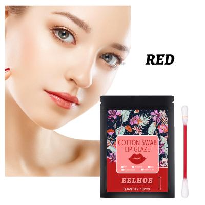 China Waterproof Portable Wholesale Waterproof Portable Smudge Cotton Lipstick Pad Cotton Eelhoe Non-fading Non-fading Gloss for sale