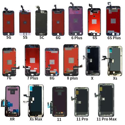 China Broken Mobile Phone Screen Repair Service Mobile Phone LCD Displays Screen Assembly Phone Parts Repair For Apple iPhone for sale