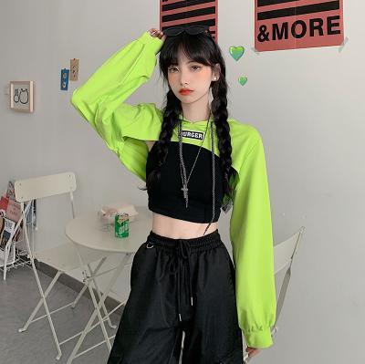 China Latest Design Anti-pilling Summer Long Sleeve Sexy Crop Tops For Women for sale