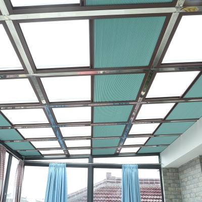 China Lightweight Water Resistant Filter Curtain Blinds Customizable Designed Waterproof Honeycomb Blinds For Bathroom Hand Invisible Honeycomb Blinds for sale