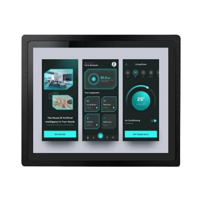 China 12.1 Inch Industrial Panel PC Metal Case With Rack Mount Open Frame Embedded Capacitive Touch Screen 12.1inch for sale