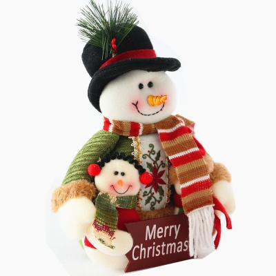 China Christmas Christmas Doll Christmas Family Photo Elderly Snowman Christmas Decoration Supplies for sale