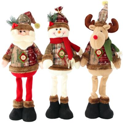 China Christmas Christmas Decorative Dolls Elk Window Christmas Supplies for sale